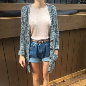 AE Salt & Pepper Cardigan Tunic